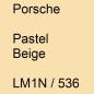 Preview: Porsche, Pastel Beige, LM1N / 536.